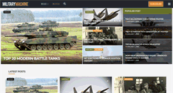 Desktop Screenshot of militarymachine.com